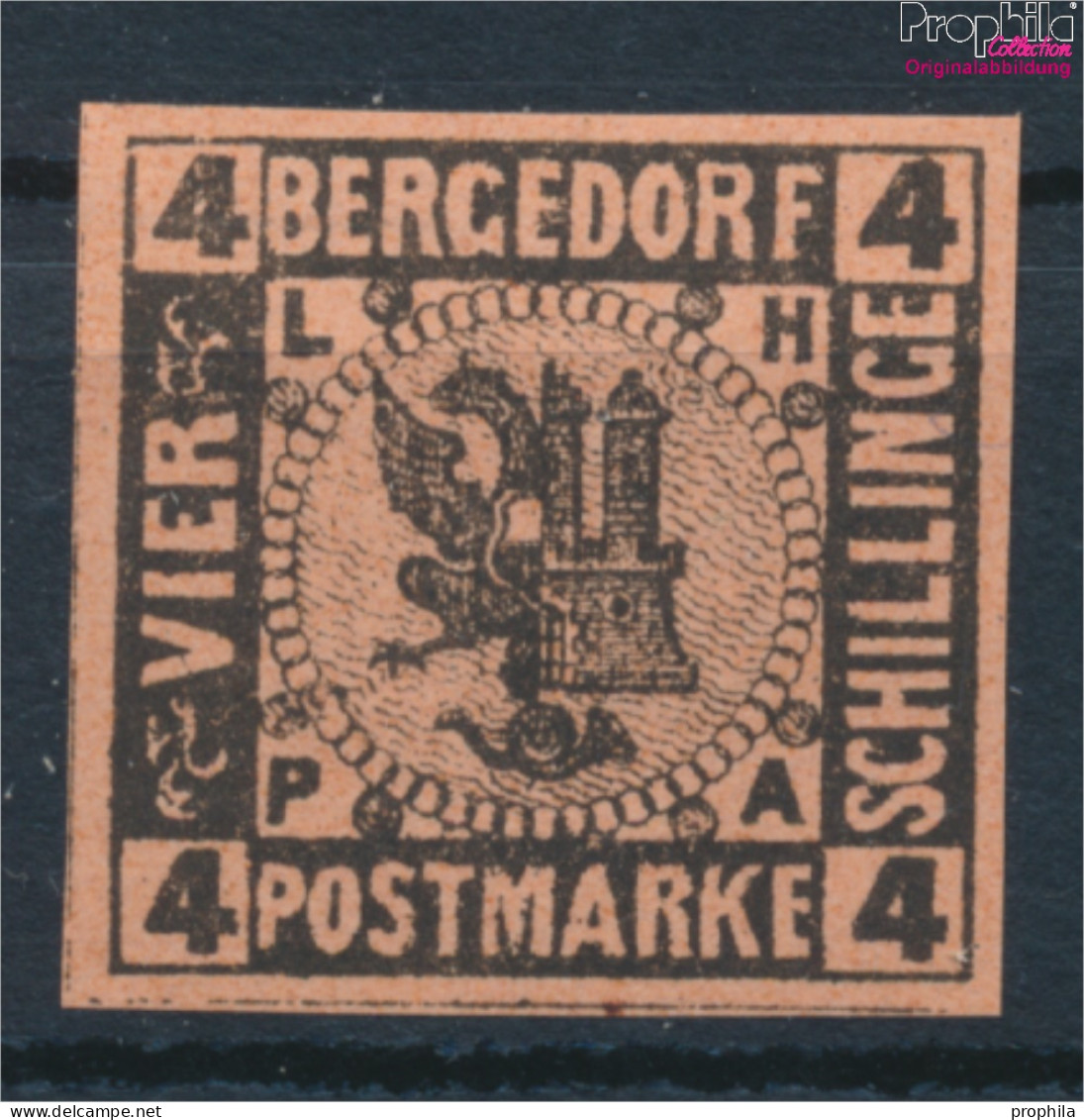 Bergedorf 5ND Neu- Bzw. Nachdruck Postfrisch 1887 Wappen (10348826 - Bergedorf