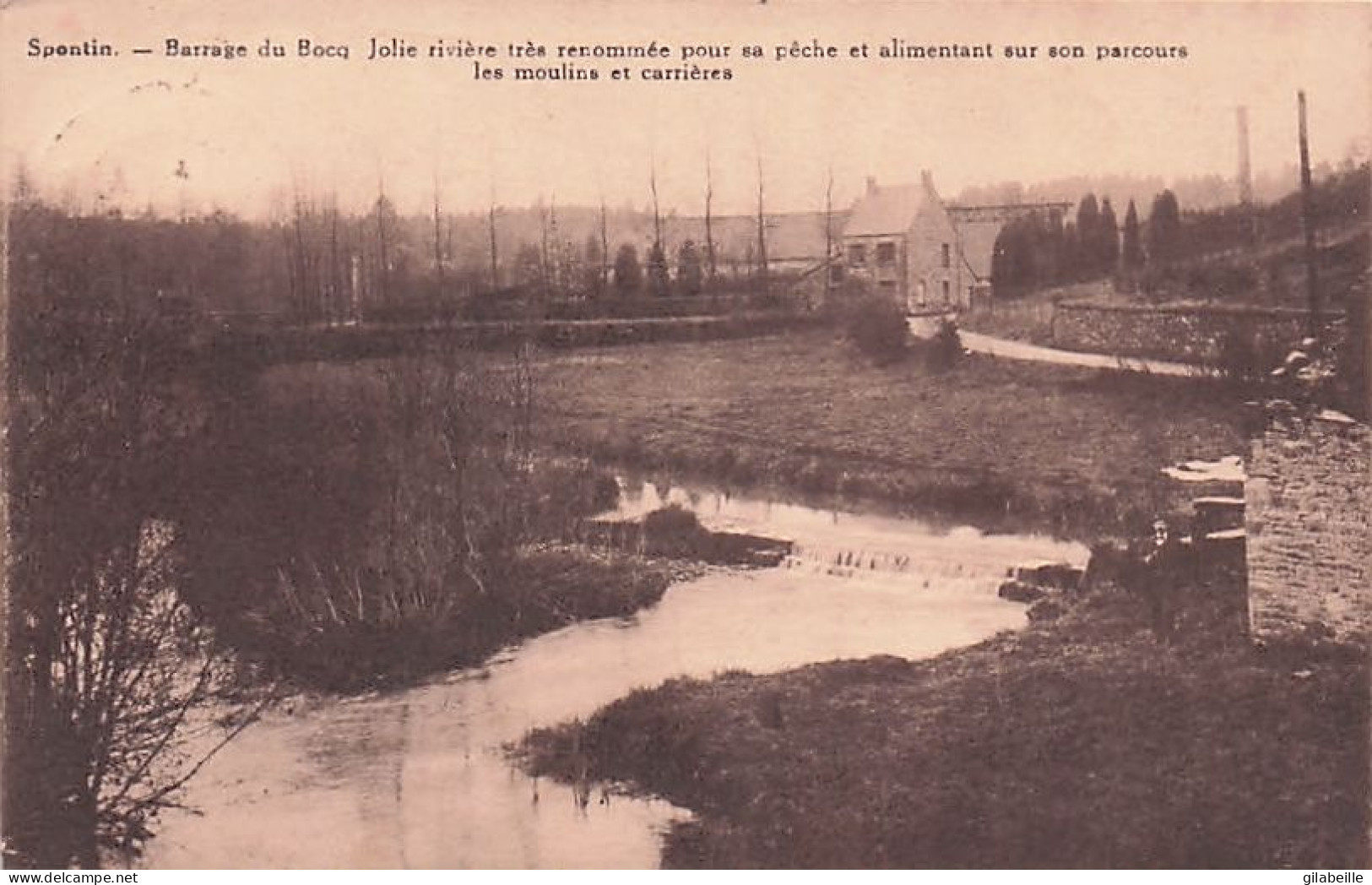 Yvoir - SPONTIN - Barrage Du Bocq - Yvoir