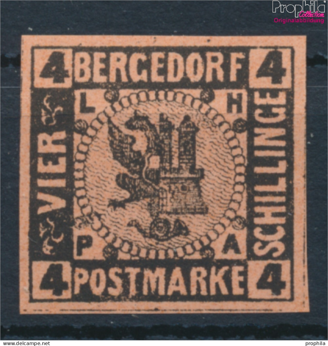 Bergedorf 5ND Neu- Bzw. Nachdruck Postfrisch 1887 Wappen (10348829 - Bergedorf