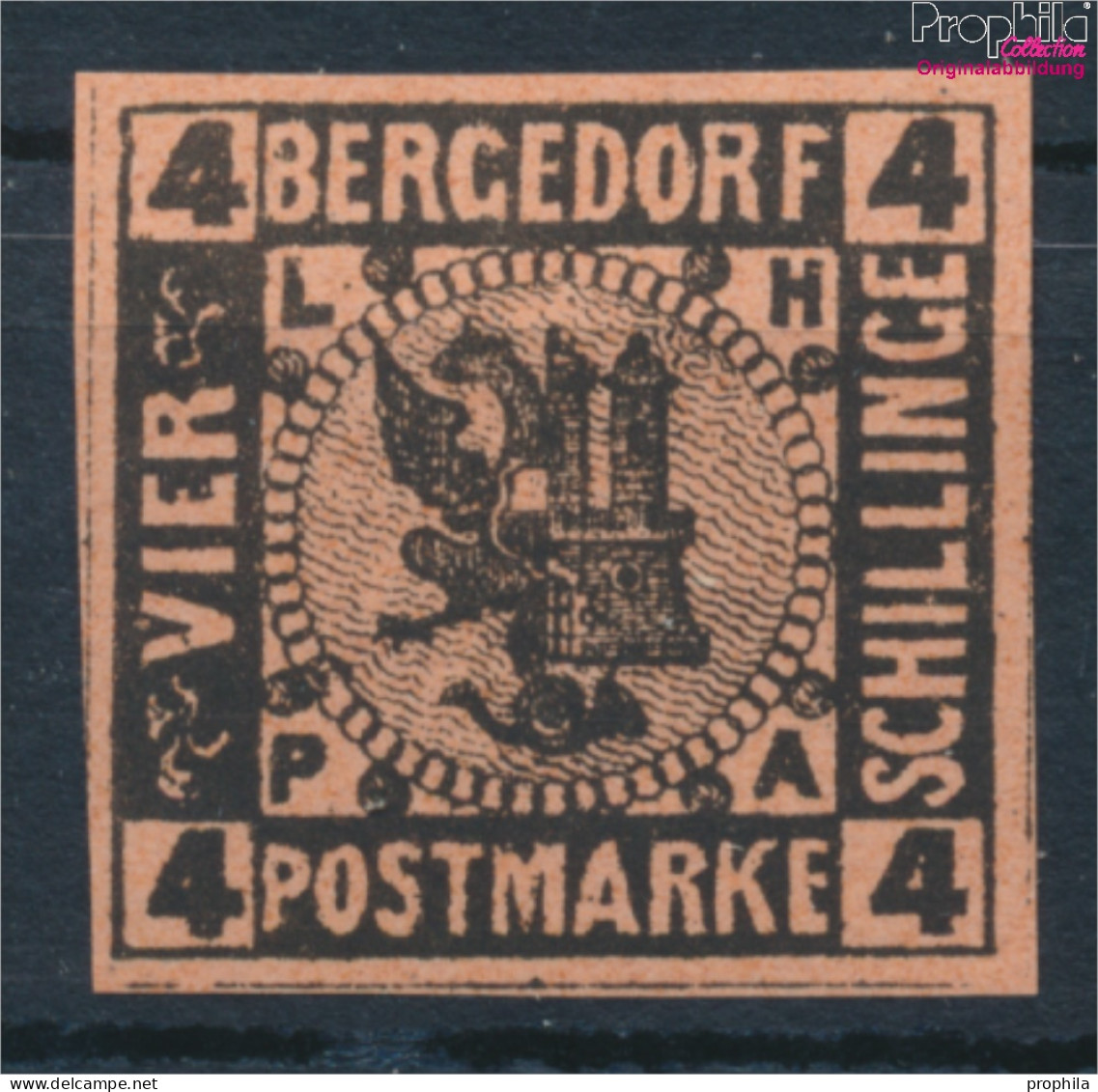 Bergedorf 5ND Neu- Bzw. Nachdruck Postfrisch 1887 Wappen (10348830 - Bergedorf