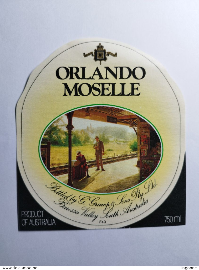 Etiquette AUSTRALIA ORLANDO MOSELLE BOTTLED BY G.GRAMP & SONS PTY. LTD. BAROSSA VALLEY - Other & Unclassified