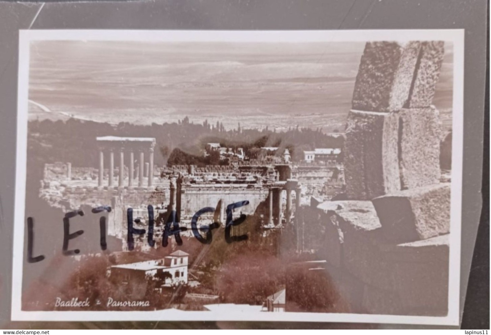 LIBAN BAALBECK PANORAMA POSTCARD NEW 1930 #1/160 - Lebanon