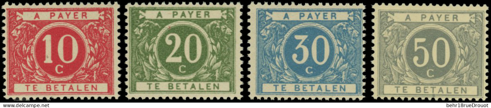 ** COB#TX13/16 - Timbres-Taxe. 4 Valeurs. Frais. TB. - Otros & Sin Clasificación