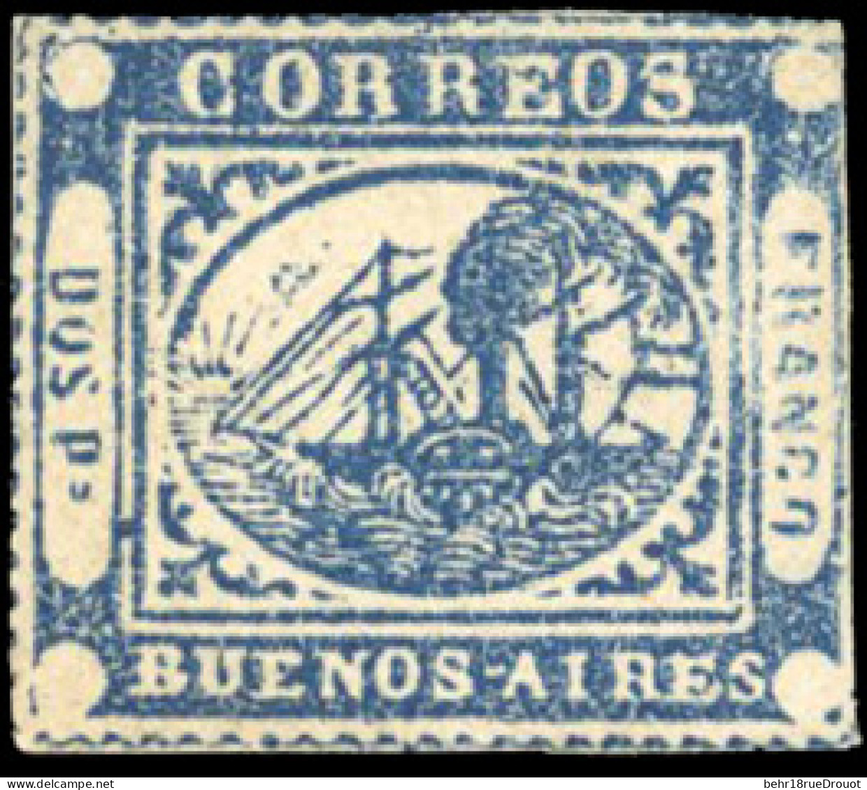 (*) 1 - BARQUITOS. 2p. Bleu. TB. - Autres & Non Classés