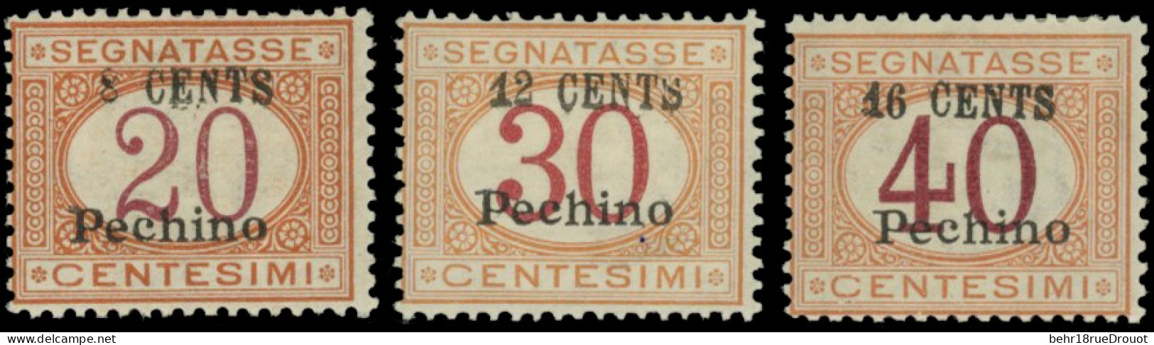 * Sc#9/11 - Timbres-Taxe. 3 Valeurs. TB. - Zonder Classificatie