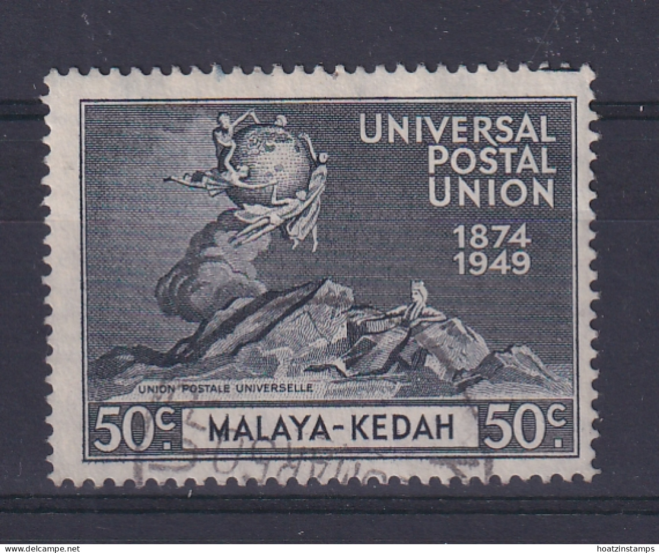 Malaya - Kedah: 1949   U.P.U.   SG75   50c   Used - Kedah