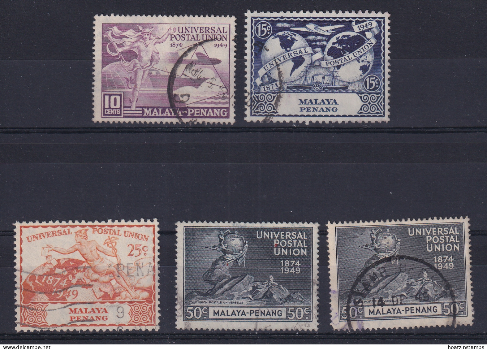 Malaya - Penang: 1949   U.P.U.     Used - Penang