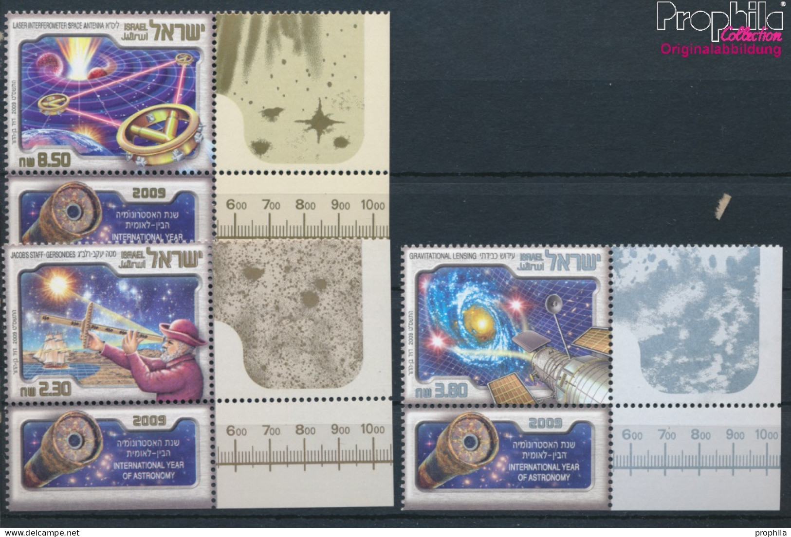 Israel 2046-2048 Mit Tab (kompl.Ausg.) Postfrisch 2009 Jahr Der Astronomie (10348741 - Ongebruikt (met Tabs)