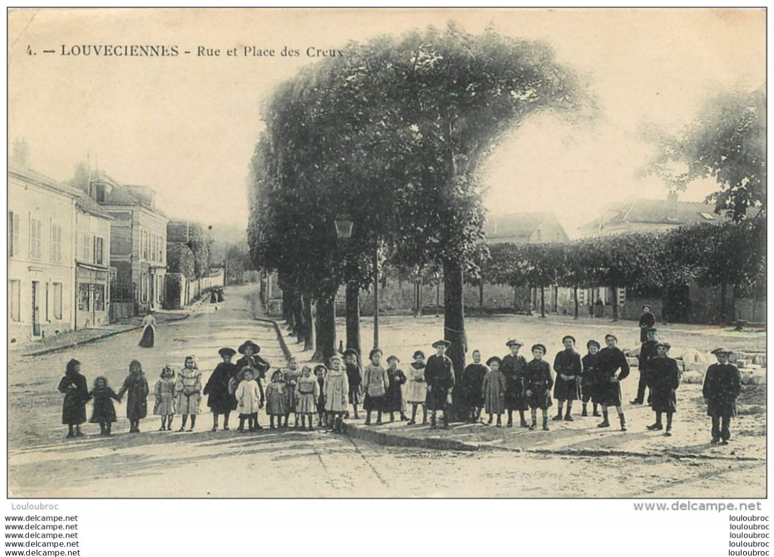 LOUVECIENNES RUE ET PLACE DES CREUX Ref1 - Louveciennes