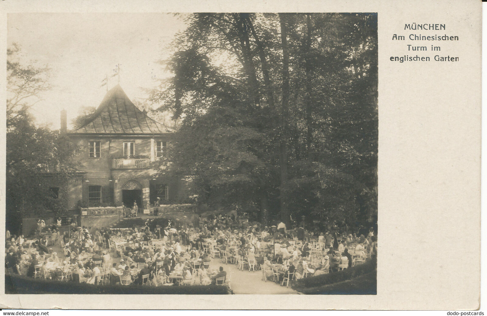 PC40480 Munchen. Am Chinesischen Turm Im Englischen Garten. Becker. 1934. B. Hop - World