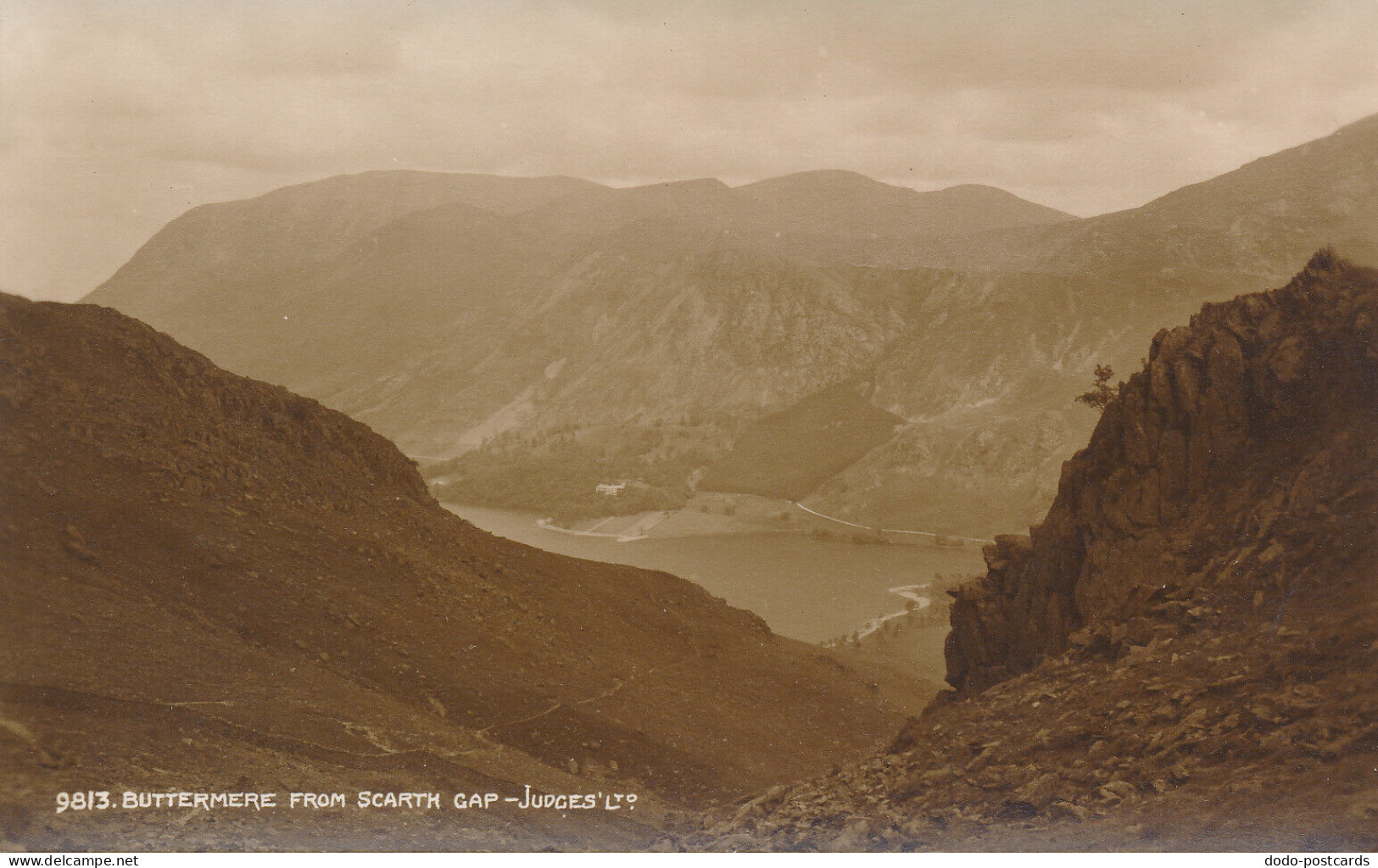 PC41641 Buttermere From Scarth Cap. Judges Ltd. No 9813 - World