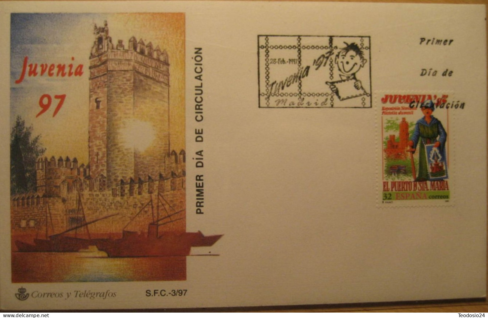 FDC Barcelona 1997.- El Puerto De Santa Maria Cadiz - FDC