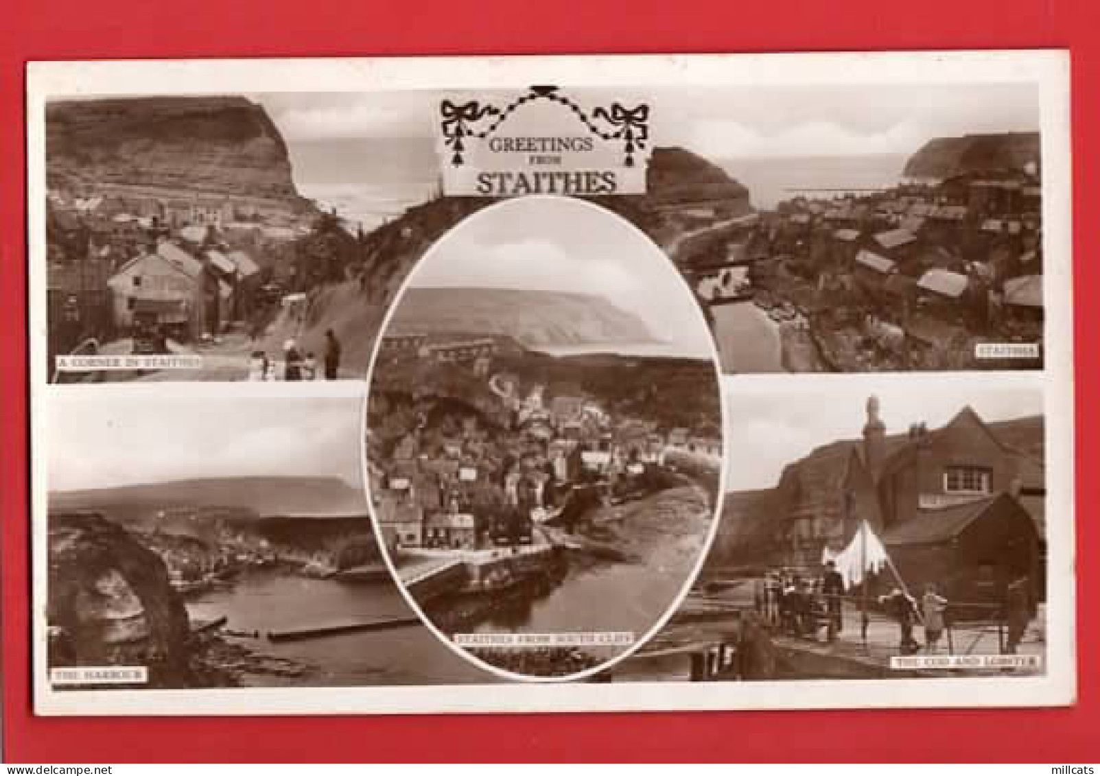 YORKSHIRE  STAITHES   RP MULTI VIEW Nr WHITBY - Autres & Non Classés