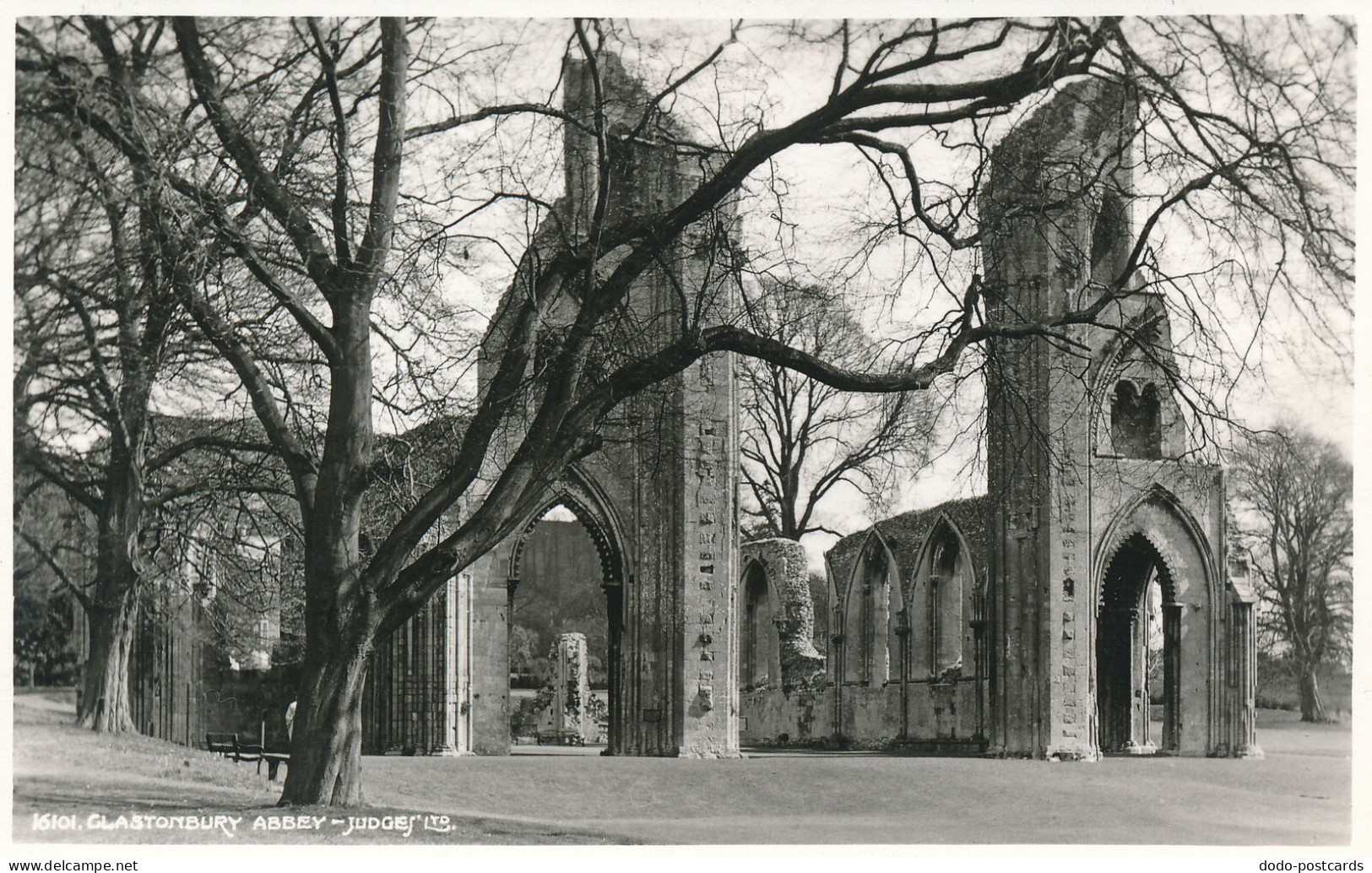 PC41772 Glastonbury Abbey. Judges Ltd. No 16101 - World