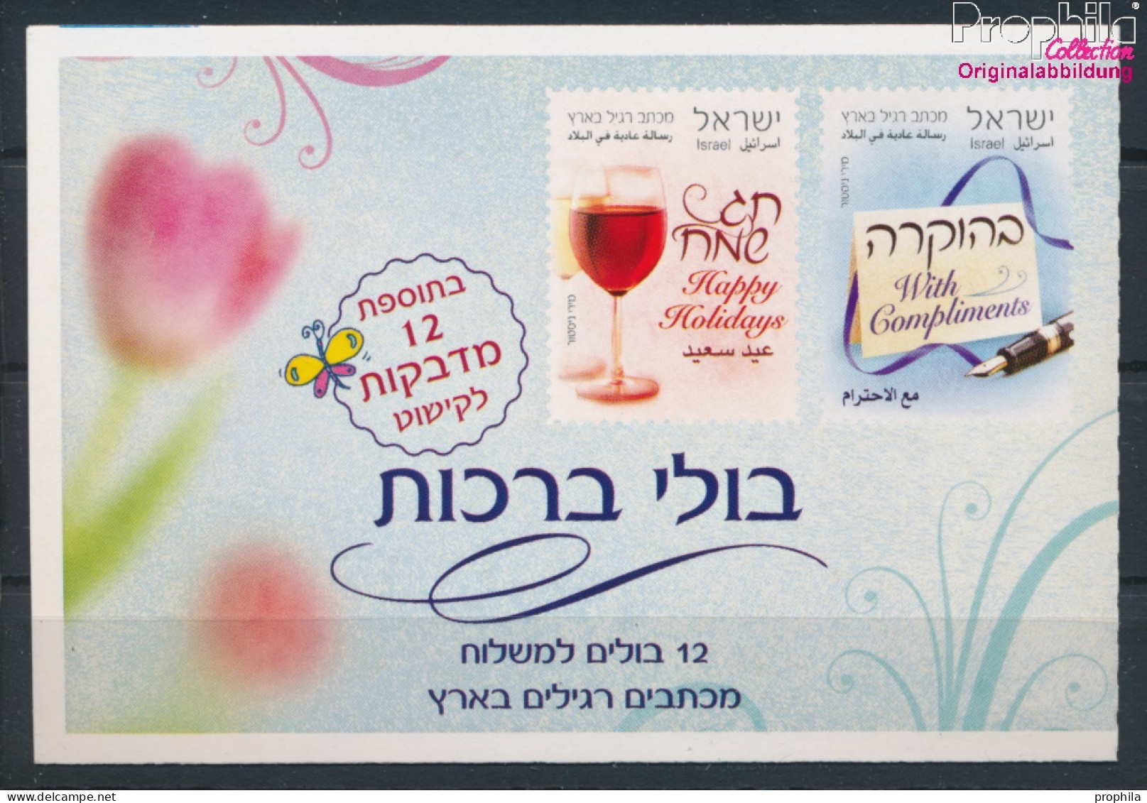 Israel 2138-2139MH (kompl.Ausg.) Markenheftchen Postfrisch 2010 Frohe Festtage (10348735 - Ungebraucht (ohne Tabs)