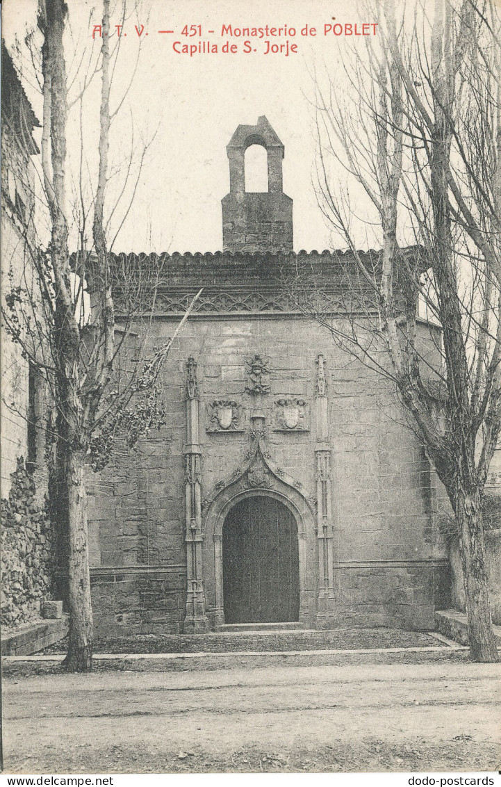 PC38366 Monasterio De Poblet Capilla De S. Jorje. Angel Toldra Viazo. B. Hopkins - World