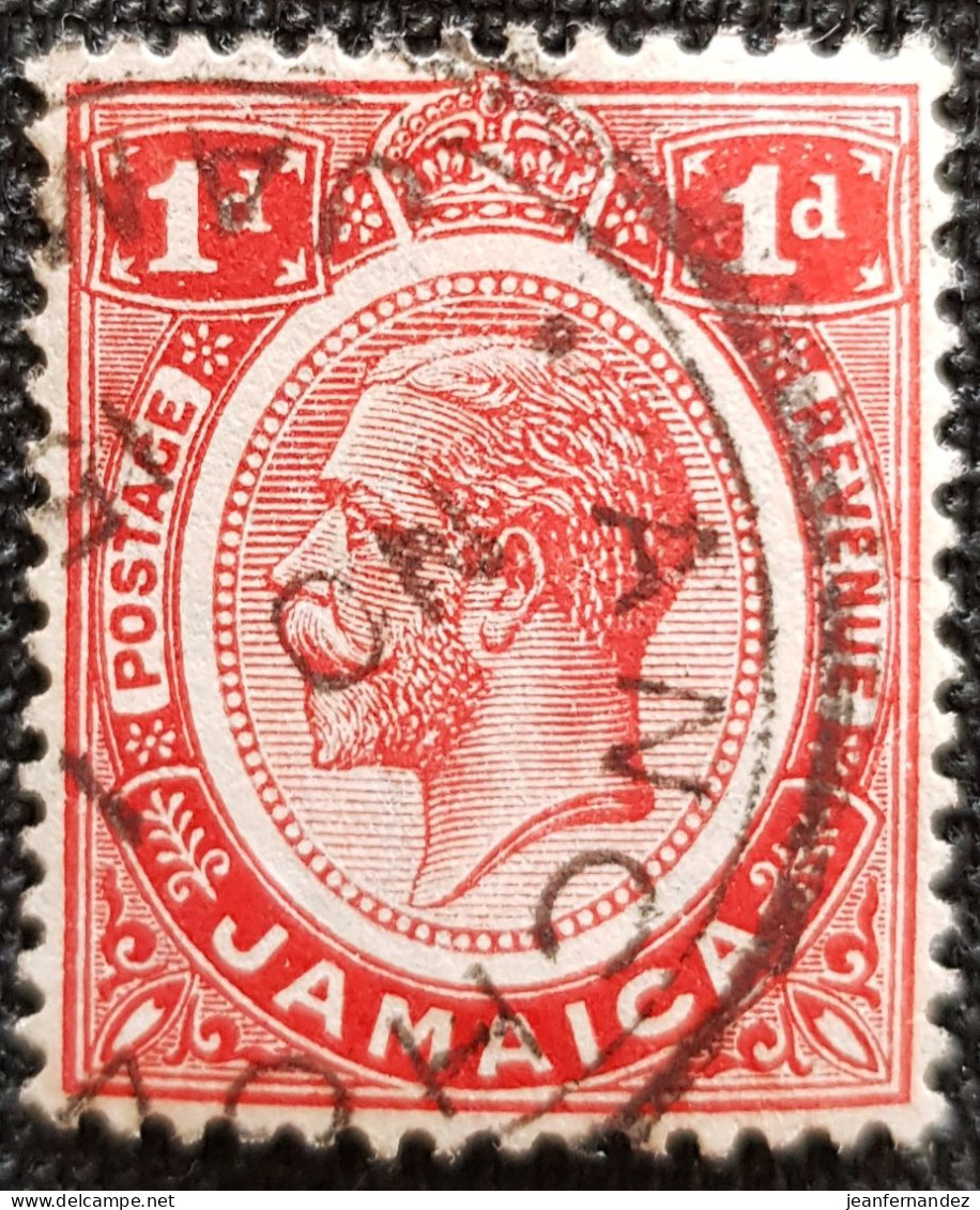 Grande-Bretagne (ex-colonies & Protectorats) > Jamaïque 1912 King George V, 1865-1936  Stampworld N° 58 - Jamaïque (...-1961)