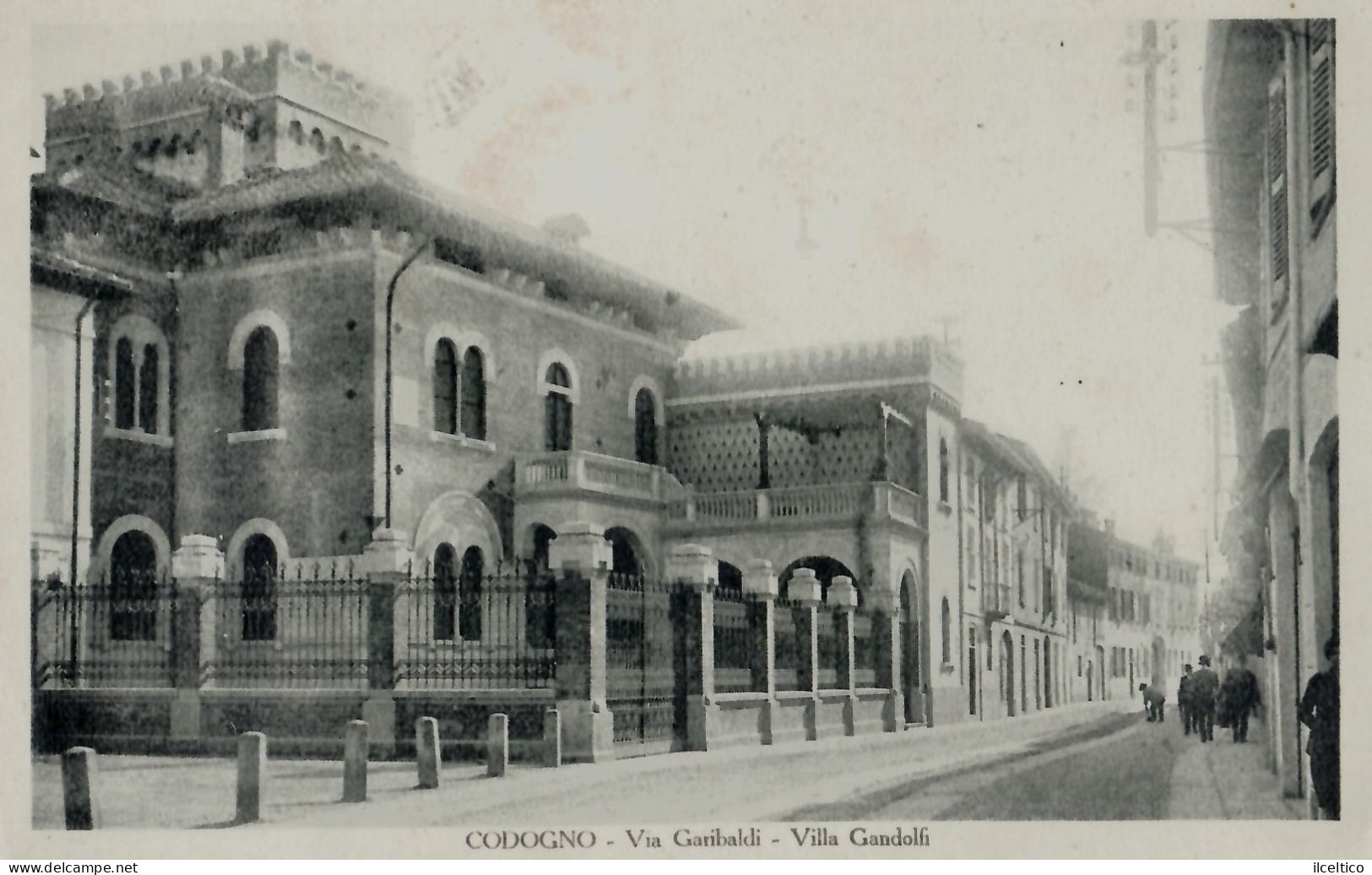 CODOGNO -  VIA  GARIBALDI - VILLA  GANDOLFI -1930 - Lodi