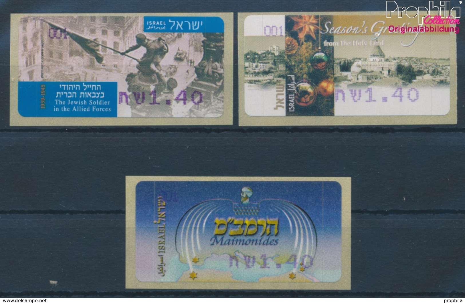 Israel ATM48-ATM50 Postfrisch 2005 Automatenmarken (10369169 - Automatenmarken (Frama)