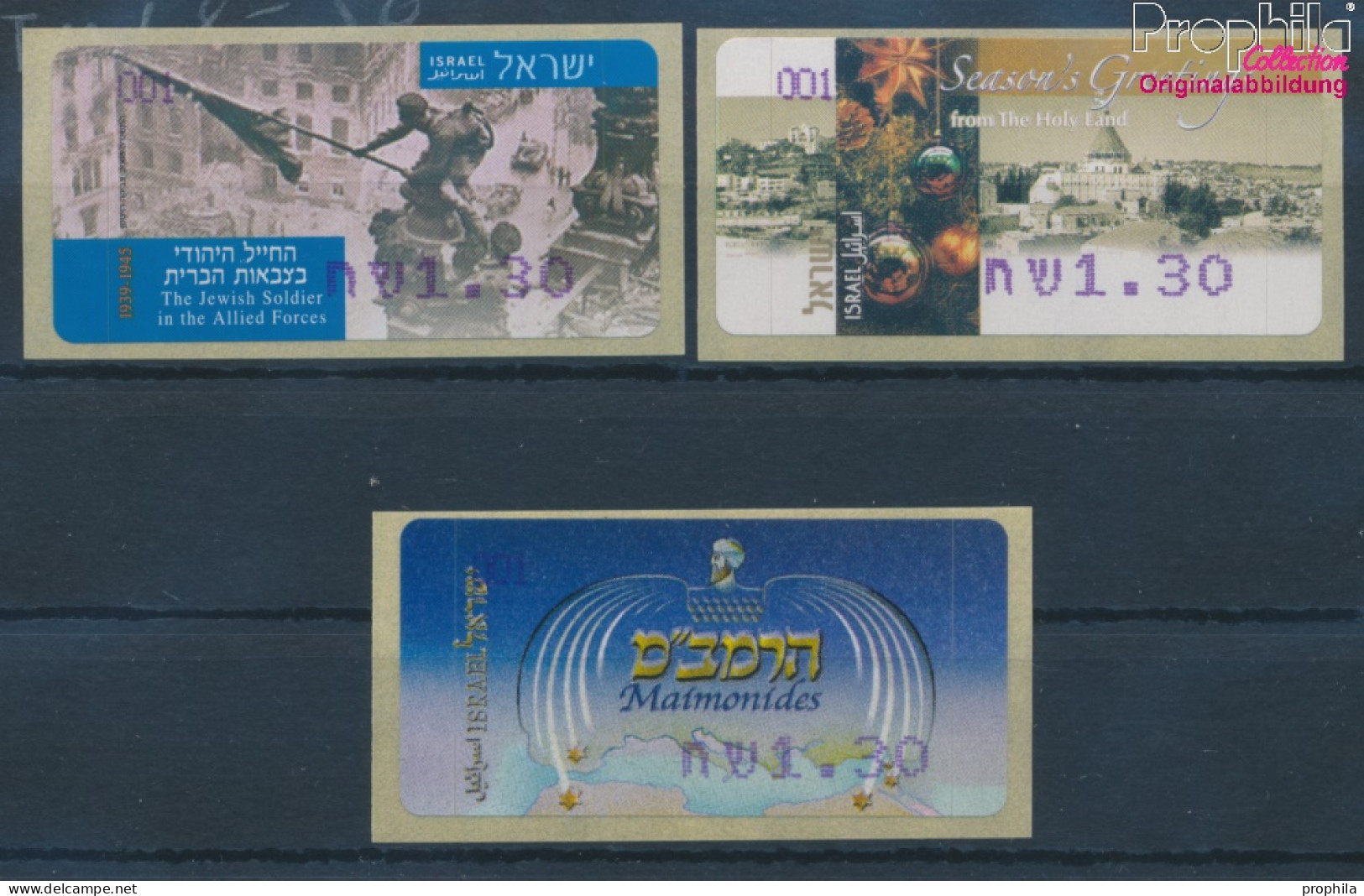 Israel ATM48-ATM50 Postfrisch 2005 Automatenmarken (10369170 - Viñetas De Franqueo (Frama)