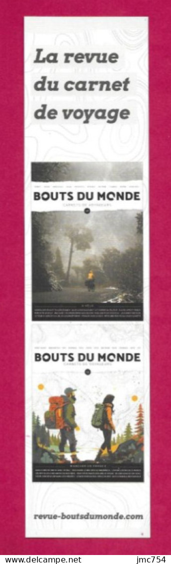 Marque Page.   Bouts Du Monde, La Revue Du Carnet De Voyage.    Bookmark. - Segnalibri