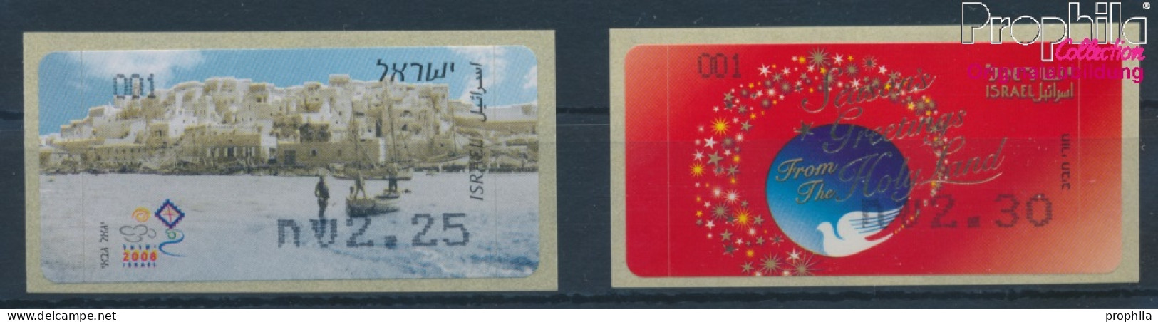 Israel ATM59-ATM60 Postfrisch 2008 Automatenmarken (10369157 - Franking Labels