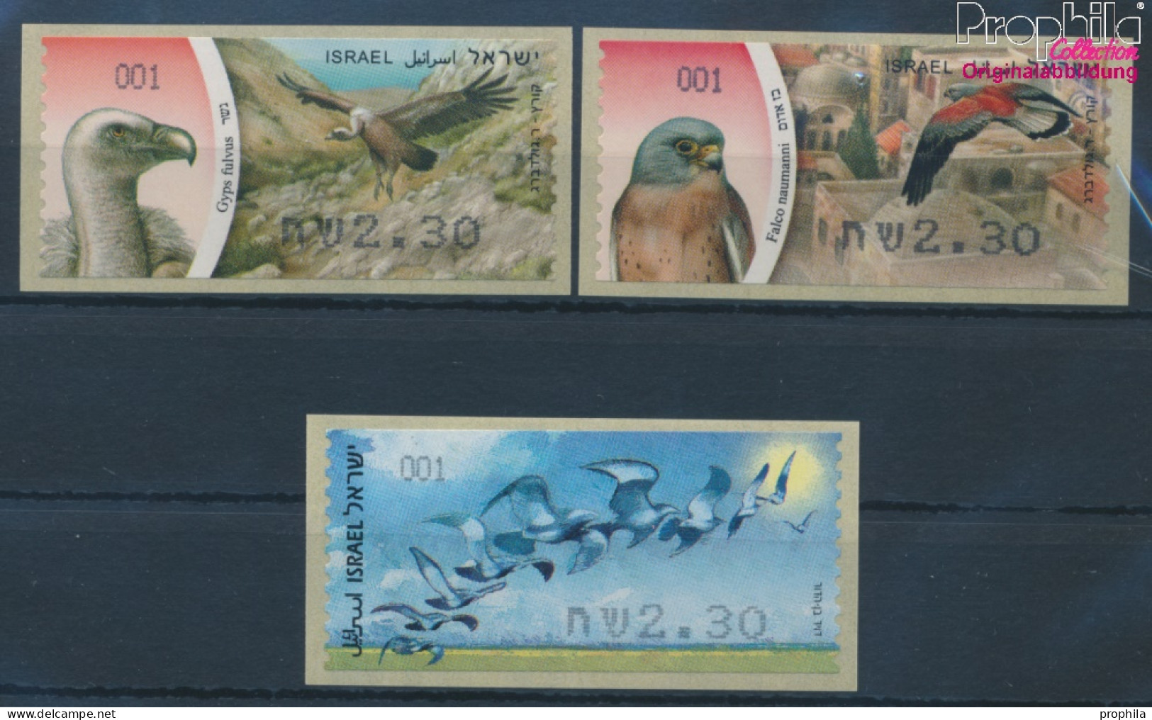 Israel ATM61-ATM63 Postfrisch 2009 Automatenmarken (10369152 - Franking Labels