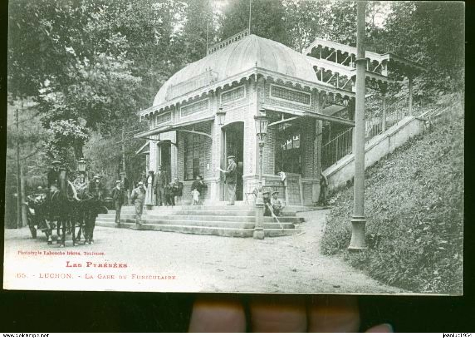 LUCHON LA GARE FUNICULAIRE - Luchon