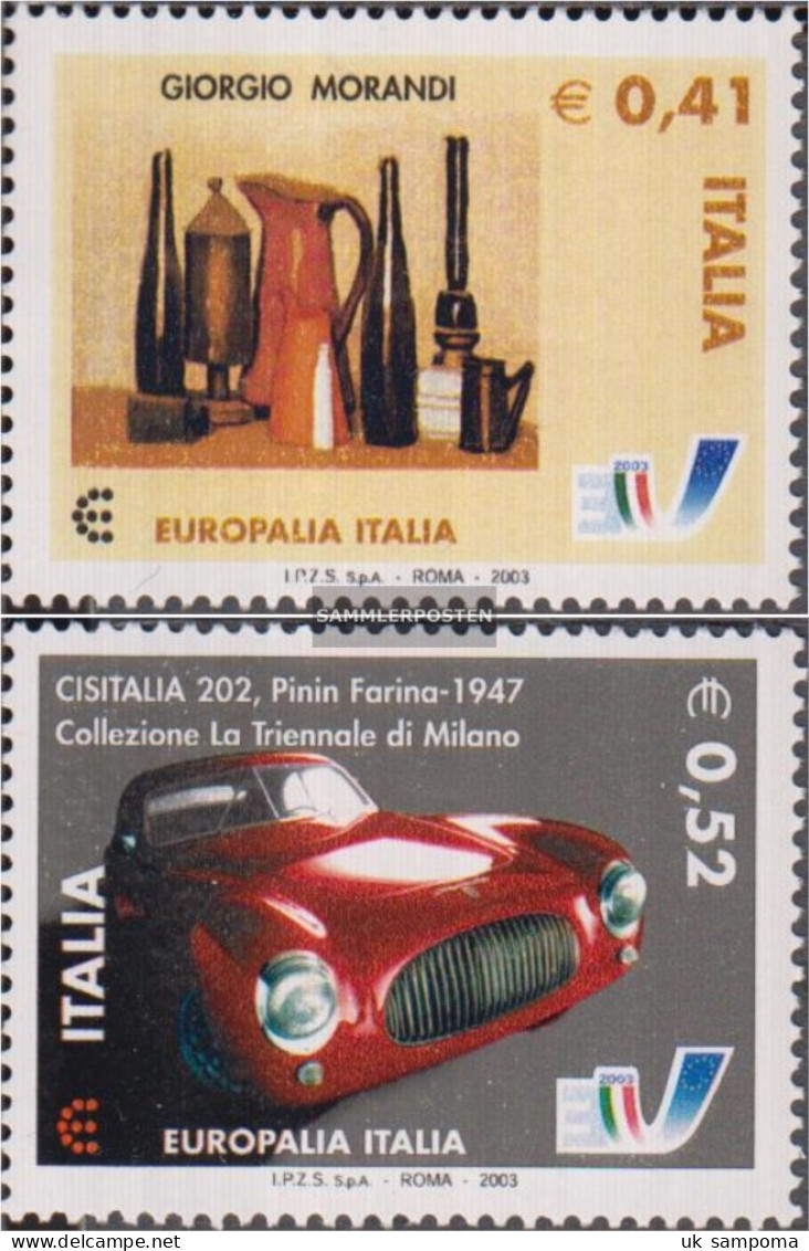 Italy 2927-2928 (complete Issue) Unmounted Mint / Never Hinged 2003 KulturfestivalEuropalia03 - 2001-10: Mint/hinged