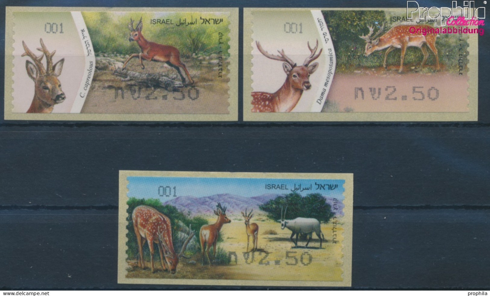 Israel ATM76-ATM78 Postfrisch 2011 Automatenmarken (10369139 - Franking Labels