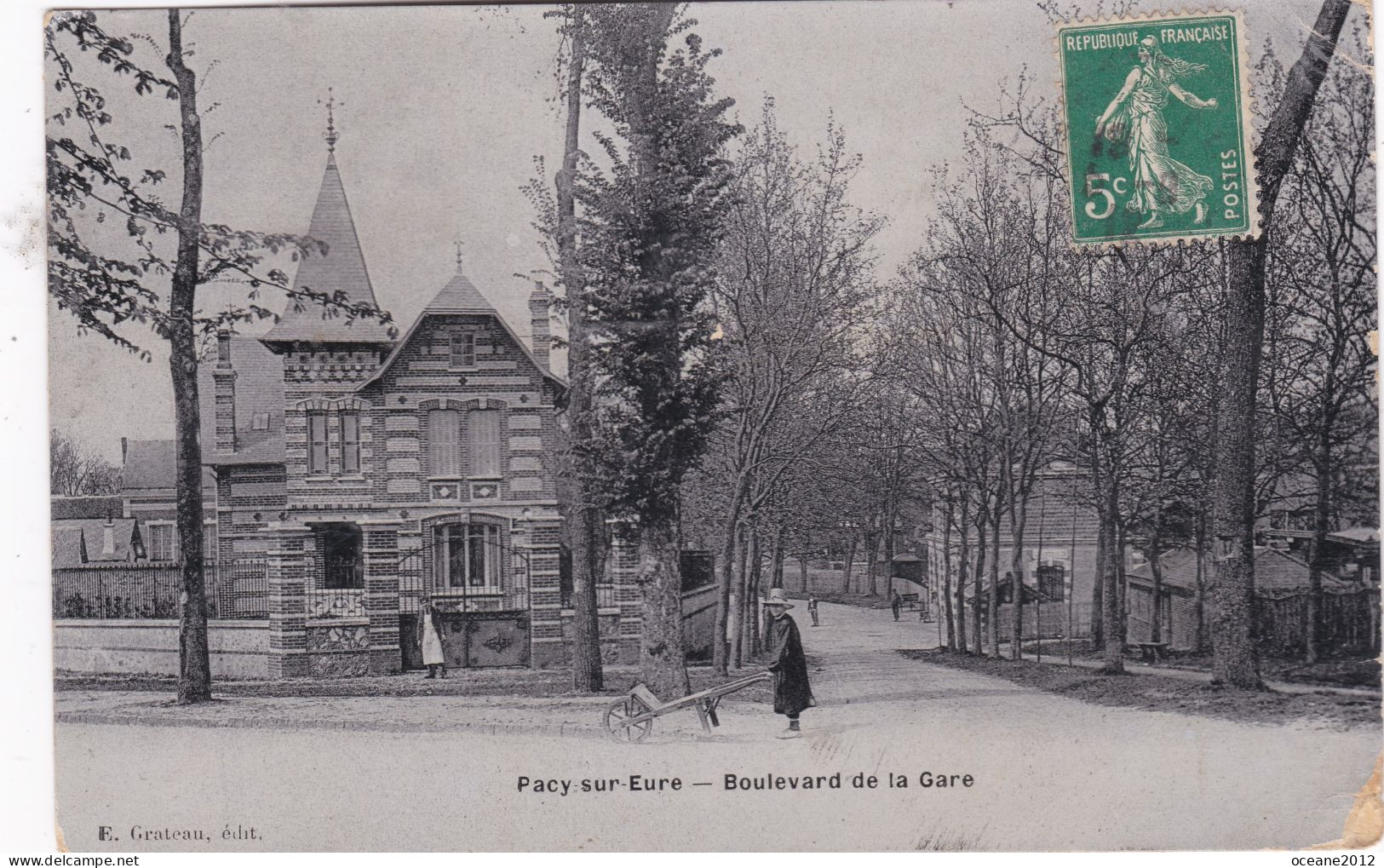 [27] Eure. Pacy Sur Eure. Boulevard  De La Gare - Pacy-sur-Eure