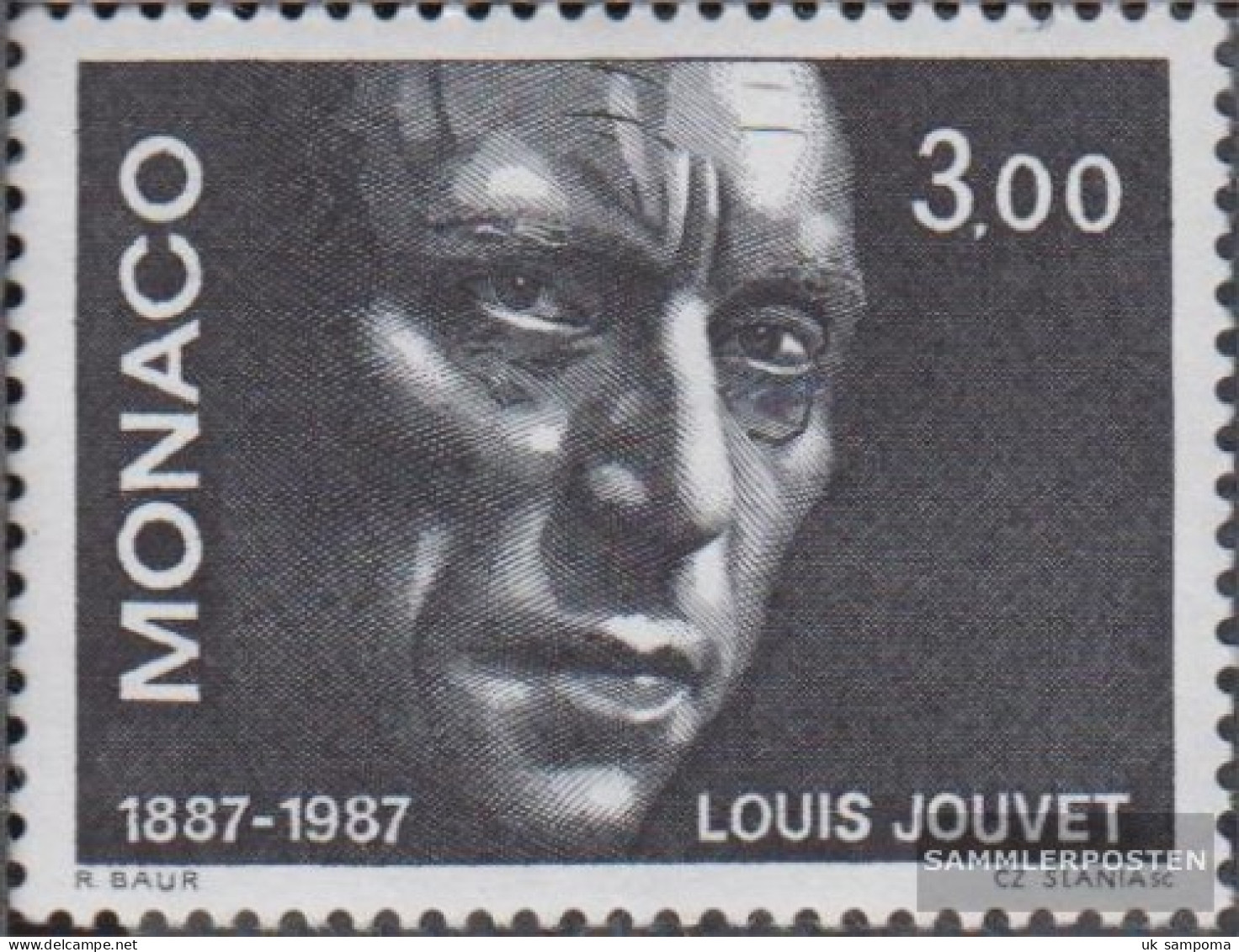 Monaco 1833 (complete Issue) Unmounted Mint / Never Hinged 1987 Louis Jouvet - Unused Stamps