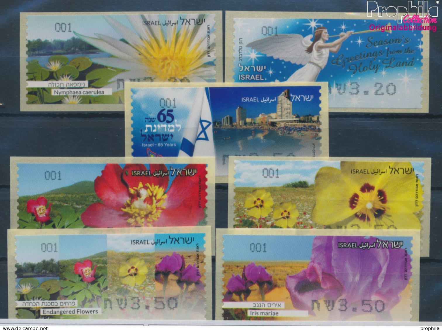 Israel ATM89-ATM95 Postfrisch 2013 Automatenmarken (10369127 - Vignettes D'affranchissement (Frama)