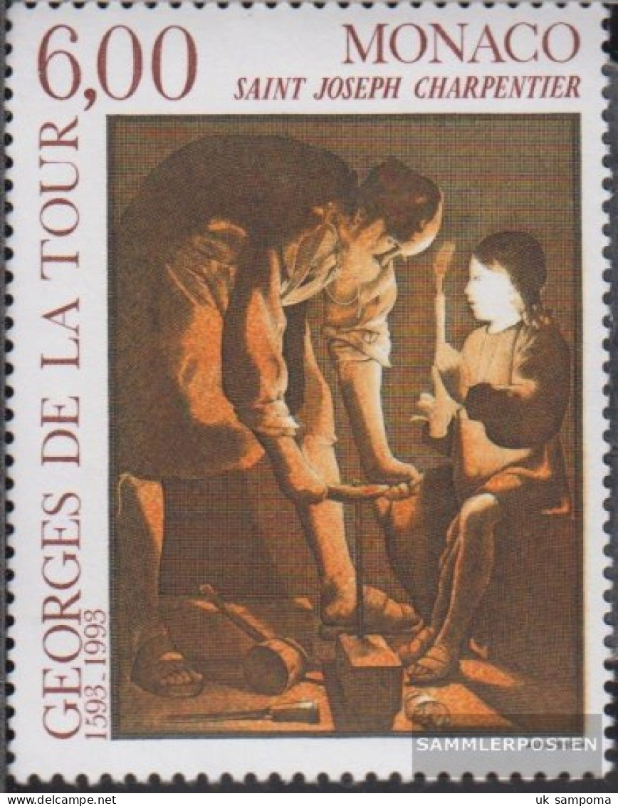 Monaco 2153 (complete Issue) Unmounted Mint / Never Hinged 1993 Georges De La Tour - Ungebraucht