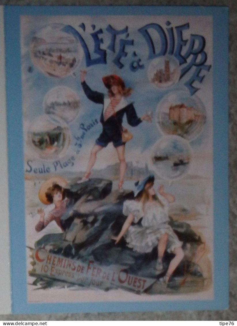 Petit Calendrier De Poche 2008 Affiche L'été à Dieppe Chemins De Fer Ouest - La Crèche Deux Sèvres - Small : 2001-...