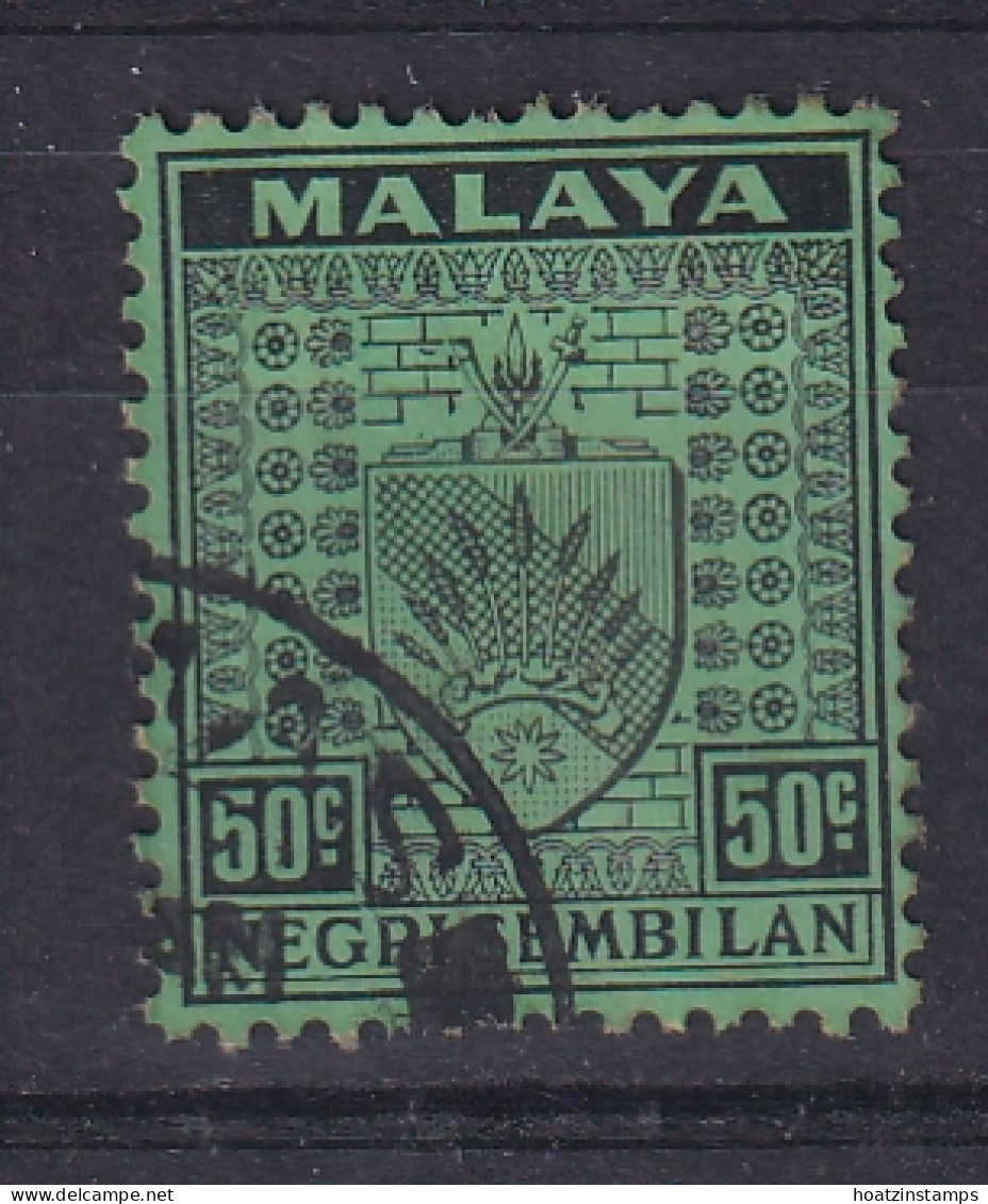 Negri Sembilan: 1935/41   Arms     SG36    50c       Used - Negri Sembilan