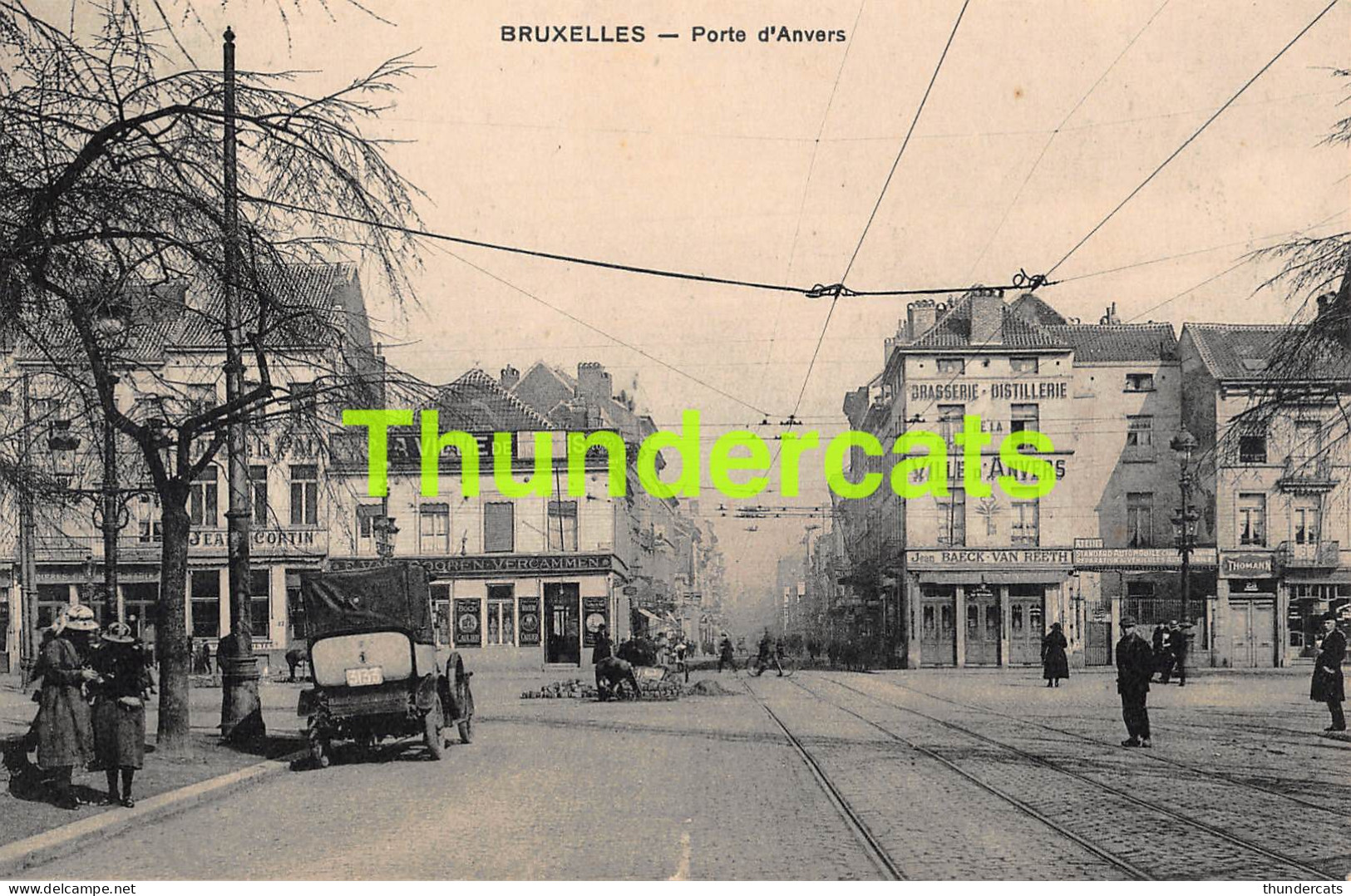 CPA BRUSSEL BRUXELLES PORTE D'ANVERS  - Prachtstraßen, Boulevards