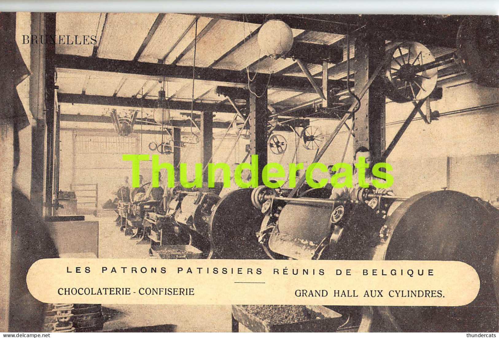 CPA LES PATRONS PATISSIERS REUNIS DE BELGIQUE BRUXELLES CHOCOLAT CHOCOLATERIE CONFISERIE  - Artesanos