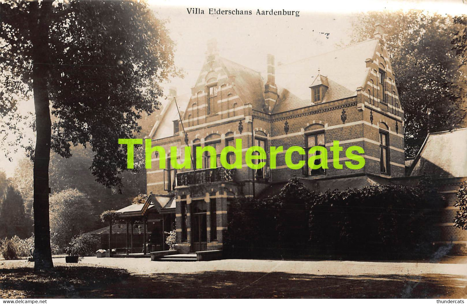 CPA CARTE DE PHOTO FOTOKAART AARDENBURG VILLA ELDERSCHANS - Autres & Non Classés