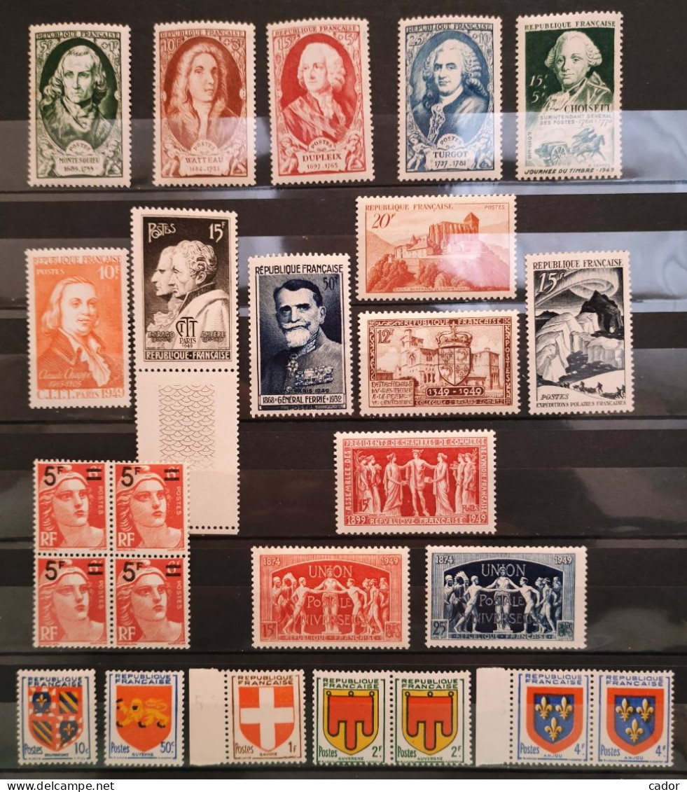 FRANCE - 1949 Lot De Timbres Neufs ** - Petit Prix (voir Scan) - Unused Stamps