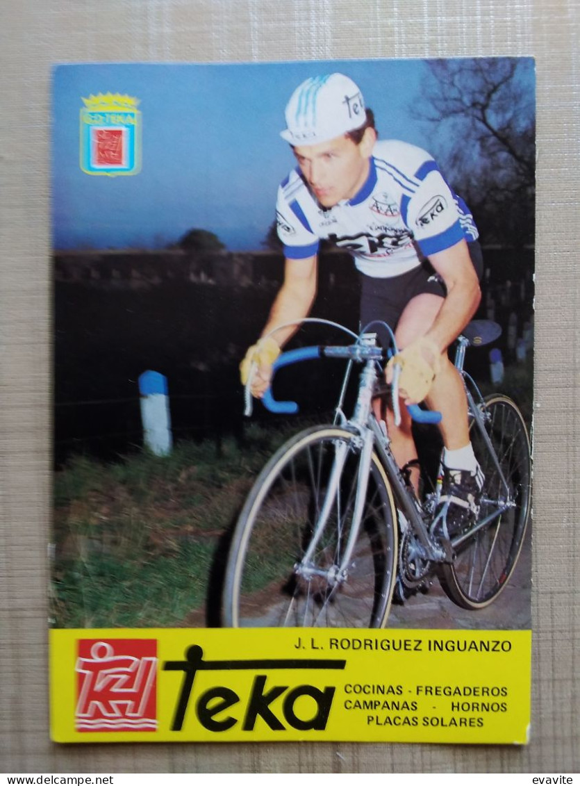 Carte Postale Teka -  Le Cycliste   J.L. Rodriguez Inguanzo - Cycling