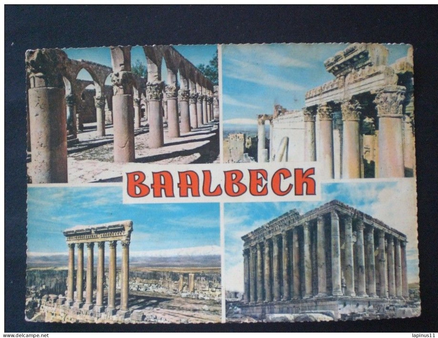 LEBAN LEBANON POSTCARD BAALBECK - Libano