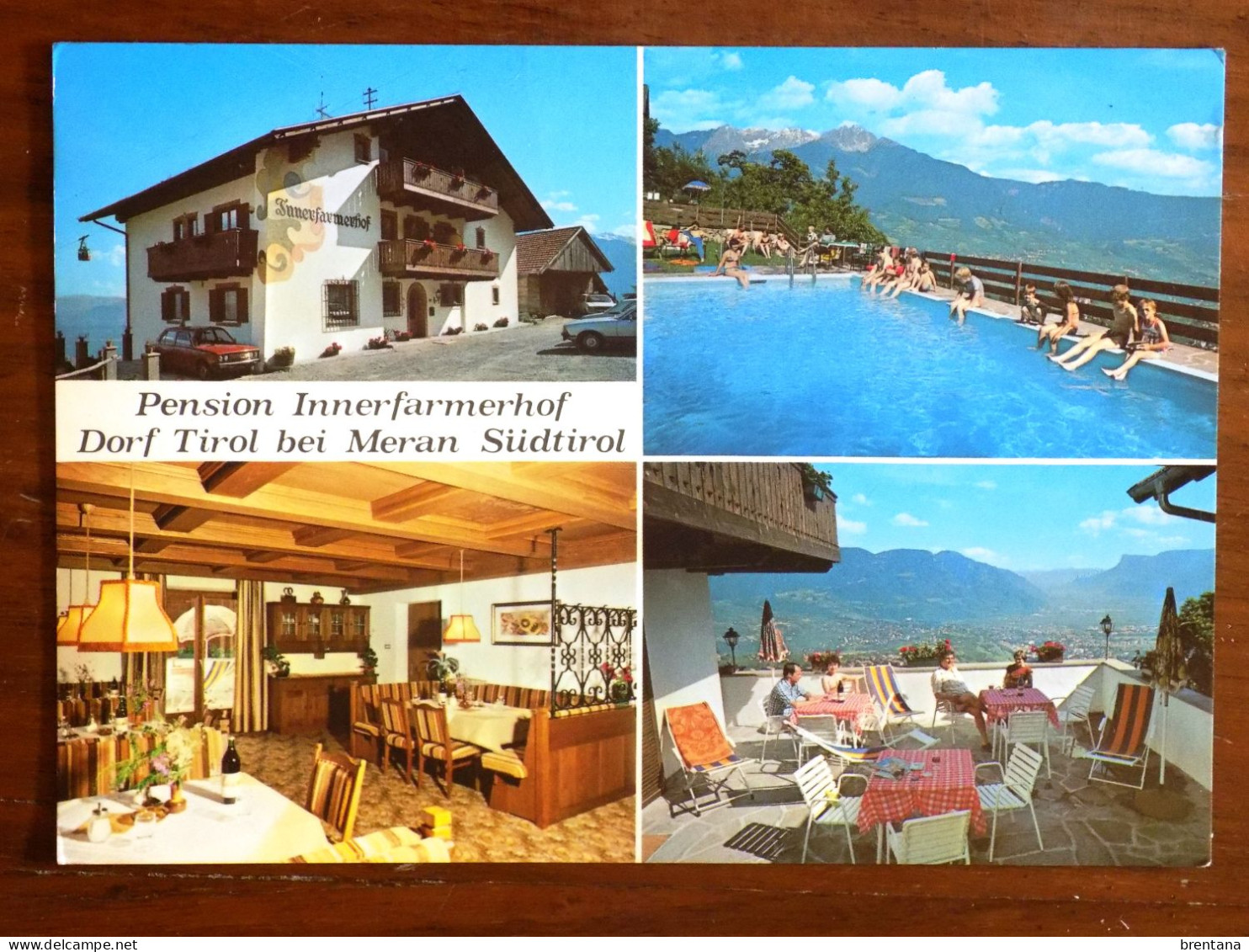 TRENTINO ALTO ADIGE -BOLZANO -PENSION INNERFARMERHOF DORF TIROL MERAN -F.G. - Bolzano (Bozen)