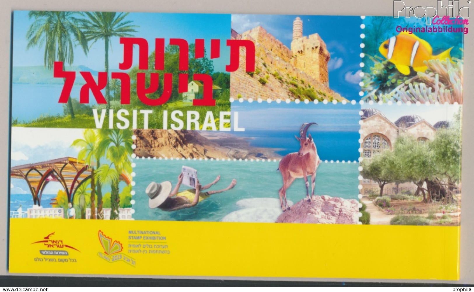 Israel 2001C-2306C MH (kompl.Ausg.) Markenheftchen Postfrisch 2013 Besuchen Sie Israel (10368296 - Neufs (sans Tabs)