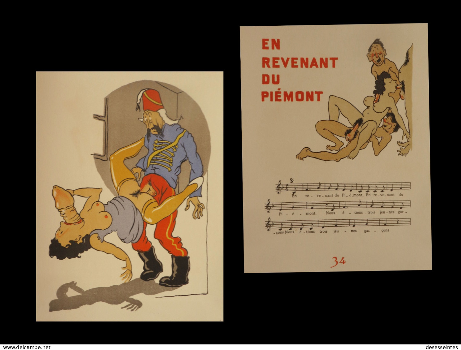 [CURIOSA EROTISME PORNOGRAPHIE] Chansons De Salles De Garde. - 1901-1940