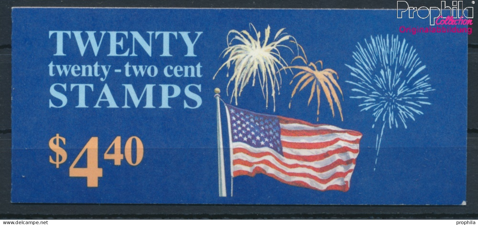 USA MH0-118 (kompl.Ausg.) Postfrisch 1987 Flagge Feuerwerk (10348592 - Nuovi