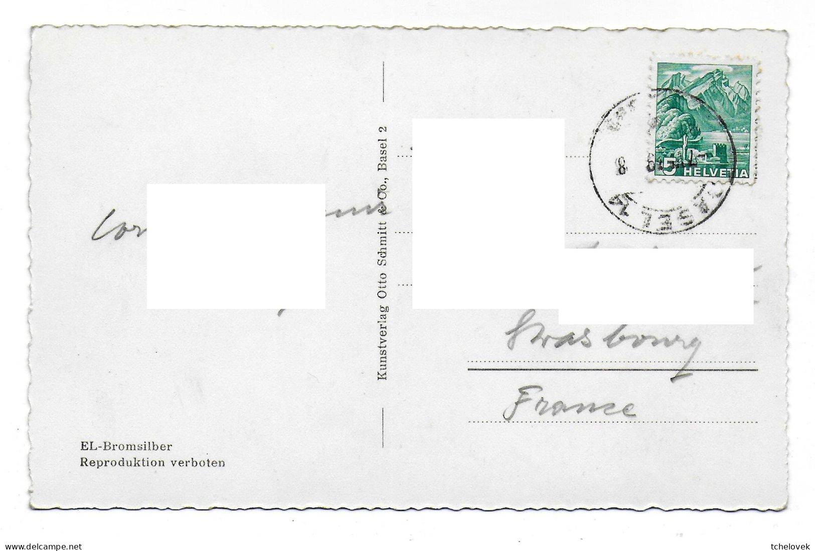 (99). Suisse. Bale. Basel Basle 1954 4 Vues & 470 Deutchschrittengarten - Other & Unclassified