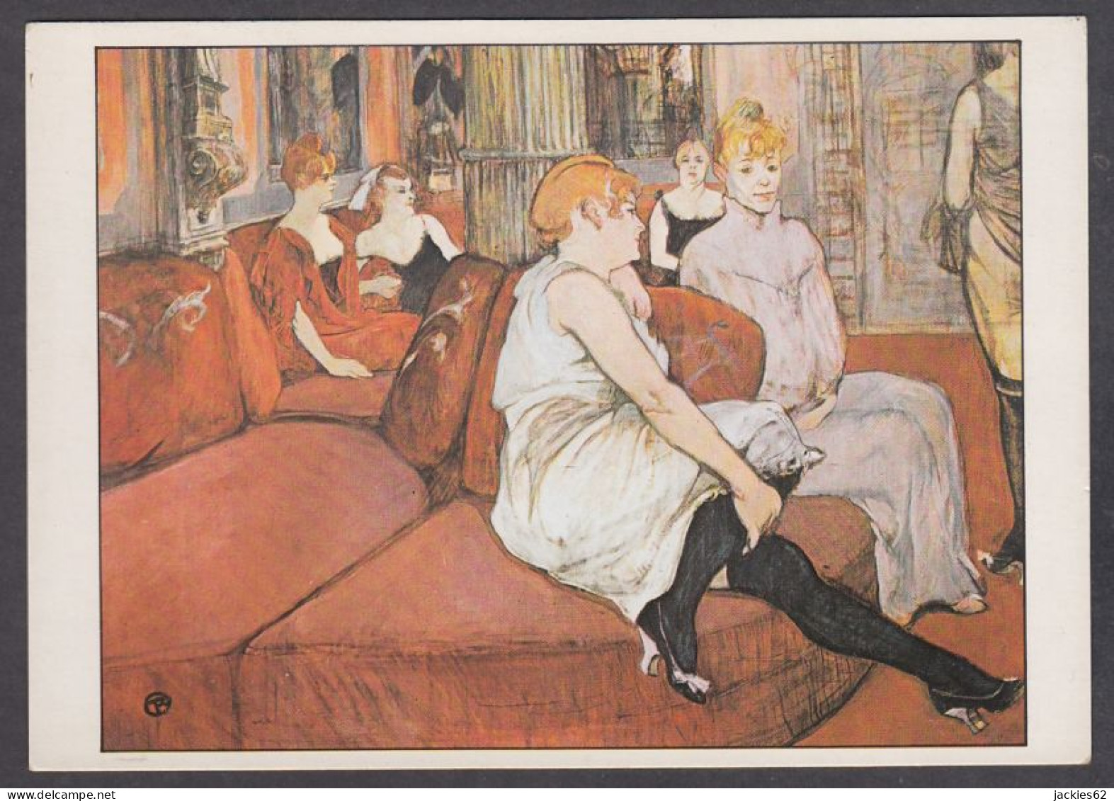 130068/ TOULOUSE-LAUTREC, *Au Salon De La Rue Des Moulins*, Post-impressionnisme - Otros & Sin Clasificación