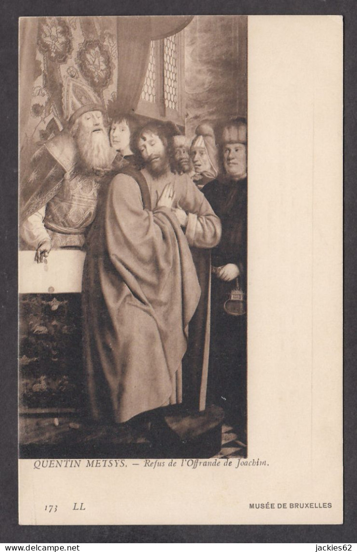 PM230/ Quinten METSYS,Triptyque De La Confrérie Ste-Anne,*Refus De L'Offrande De St-Joachim*,Musée DesBeaux-Arts - Malerei & Gemälde