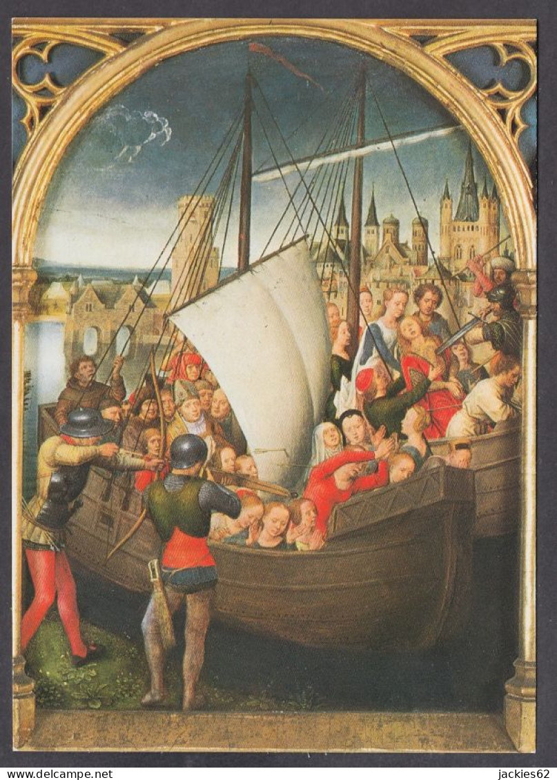 PM344/ MEMLING, Châsse De Sainte-Ursule, *Martyre Des Onze Mille Vierges*, Bruges, Musée Memling - Peintures & Tableaux